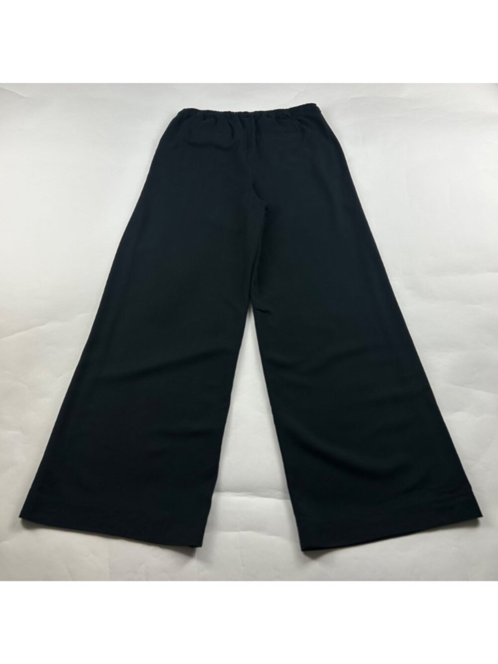 J. Crew Black Lightweight Soft Drape Wide Leg Pant 0 - Picture 6 of 7